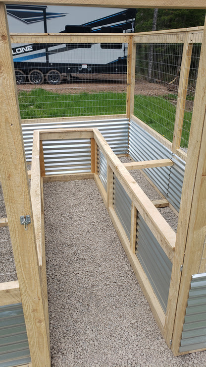Enclosed Horseshoe Raised Garden Bed